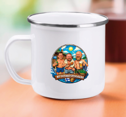 MMA kahvi-muki - logolla